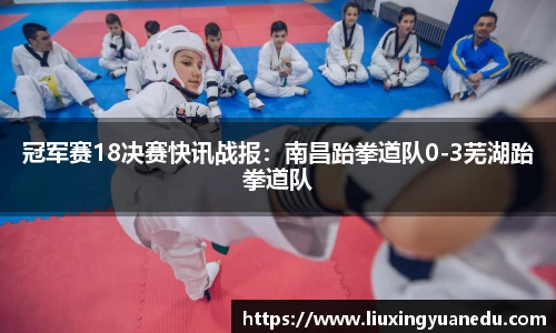 冠军赛18决赛快讯战报：南昌跆拳道队0-3芜湖跆拳道队