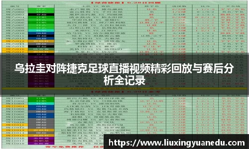 乌拉圭对阵捷克足球直播视频精彩回放与赛后分析全记录